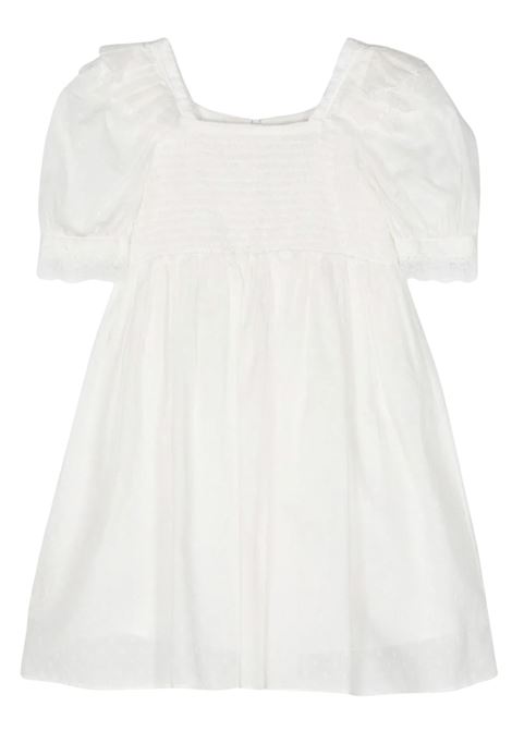 Abito bambina bianco in cotone STELLA MC CARTNEY | TU1G41/DELBIANCO